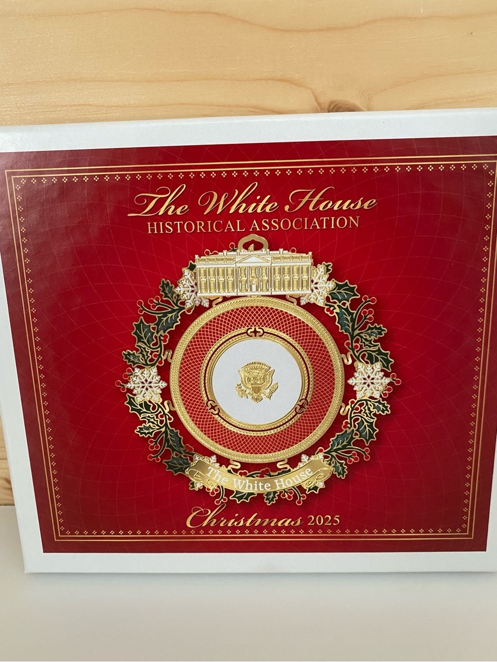 2025 White House Historical Association Annual Christmas Ornament Collectible